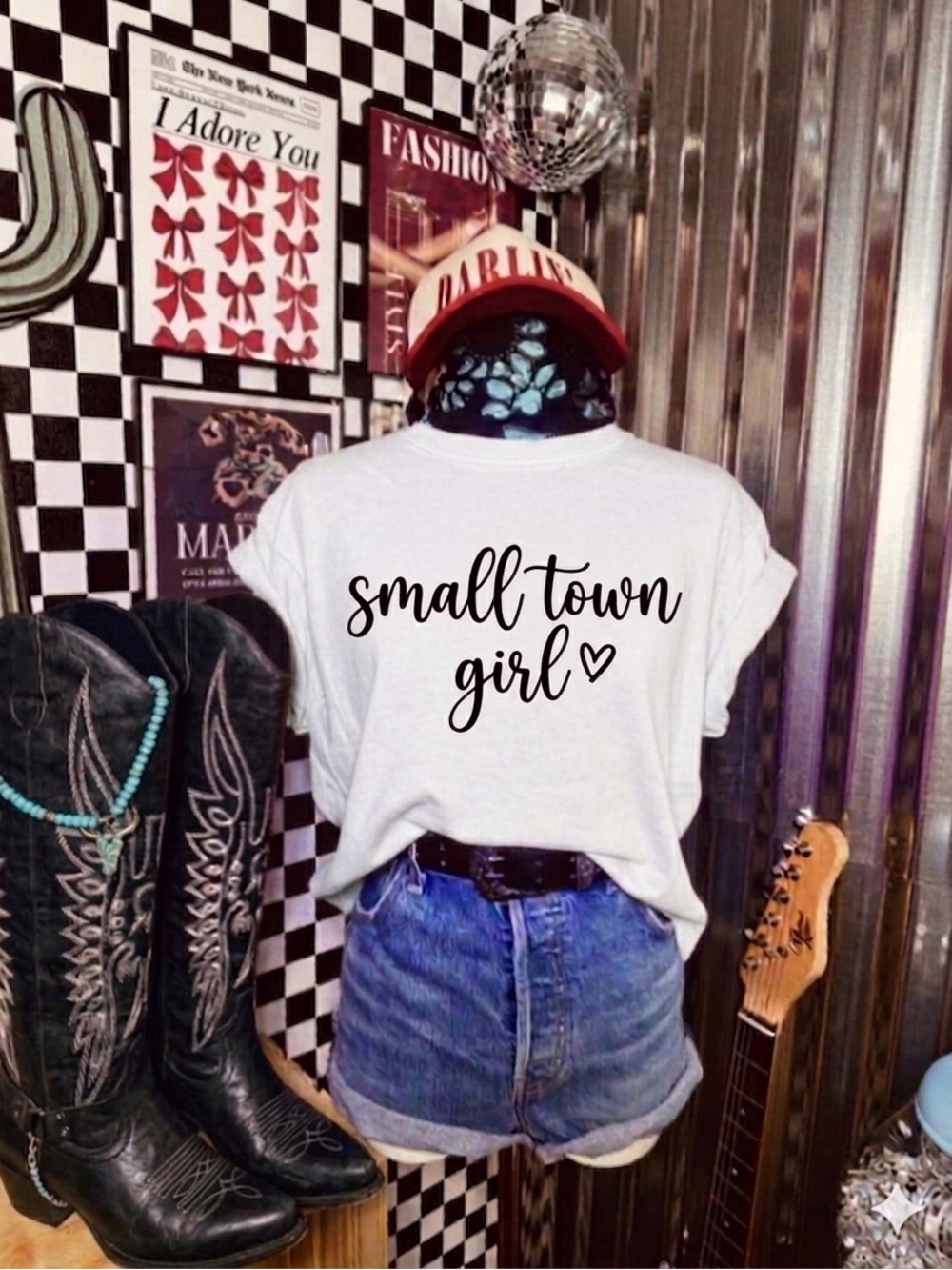 "Small Town Girl" Graphic Tee